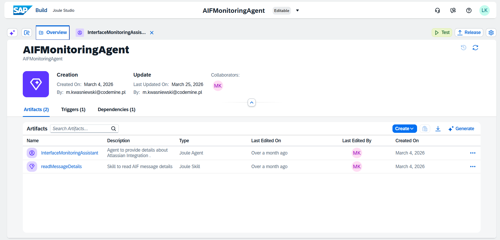 Agent overview
